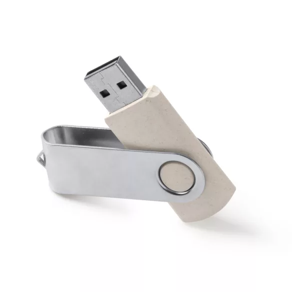 US4194-Stick-de-memorie-USB-din-fibra-de-grau-cu-clema-pivotanta-metalica-VENAK-NATURAL