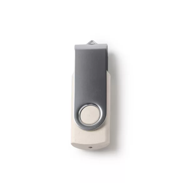 US4194-Stick-de-memorie-USB-din-fibra-de-grau-cu-clema-pivotanta-metalica-VENAK-NATURAL