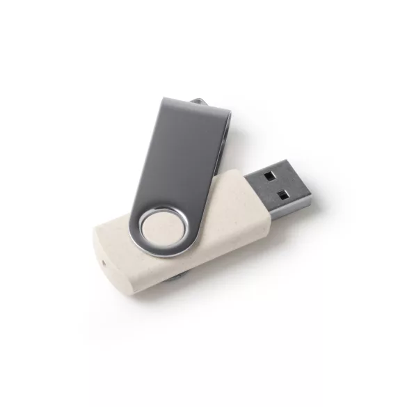 US4194-Stick-de-memorie-USB-din-fibra-de-grau-cu-clema-pivotanta-metalica-VENAK-NATURAL