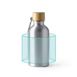 BI4204-Sticla-din-aluminiu-cu-carabina-si-capac-din-bambus-GELDA-ARGINTIU