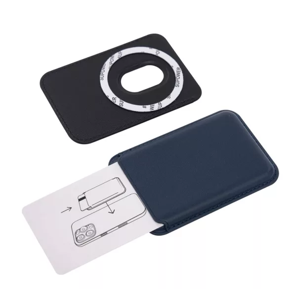56-0402533-Suport-magnetic-pentru-carduri-atasabil-de-telefon-NIKKEI-albastru