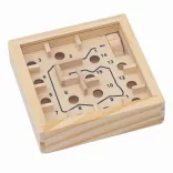 56-0501035-Labirint-din-lemn-Lost-cu-bile-metalice-si-14-gauri