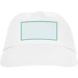 GO7000-Sapca-cu-velcro-5-panele-BASICA-ALB