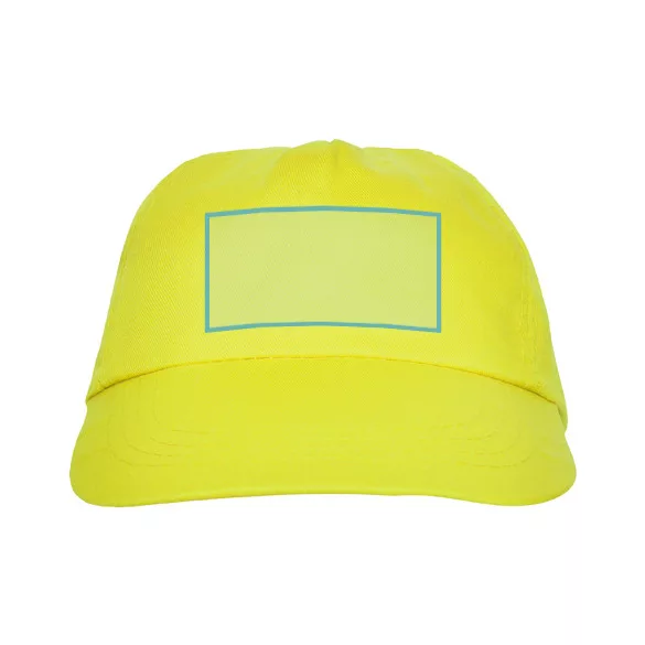 GO7000-Sapca-cu-velcro-5-panele-BASICA-GALBEN