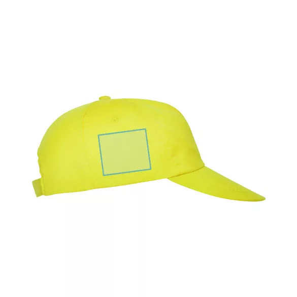 GO7000-Sapca-cu-velcro-5-panele-BASICA-GALBEN
