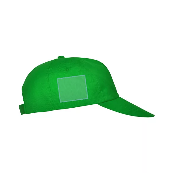 GO7000-Sapca-cu-velcro-5-panele-BASICA-VERDE-TEI