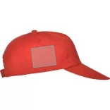 GO7000-Sapca-cu-velcro-5-panele-BASICA-ROSU