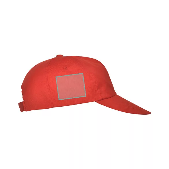 GO7000-Sapca-cu-velcro-5-panele-BASICA-ROSU