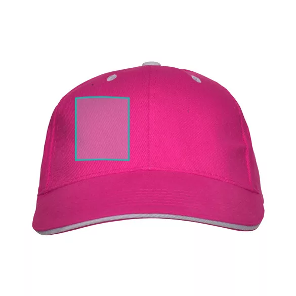 GO7008-Sapca-din-bumbac-cu-cozoroc-contrastant-6-panele-PANEL-FUCSIA