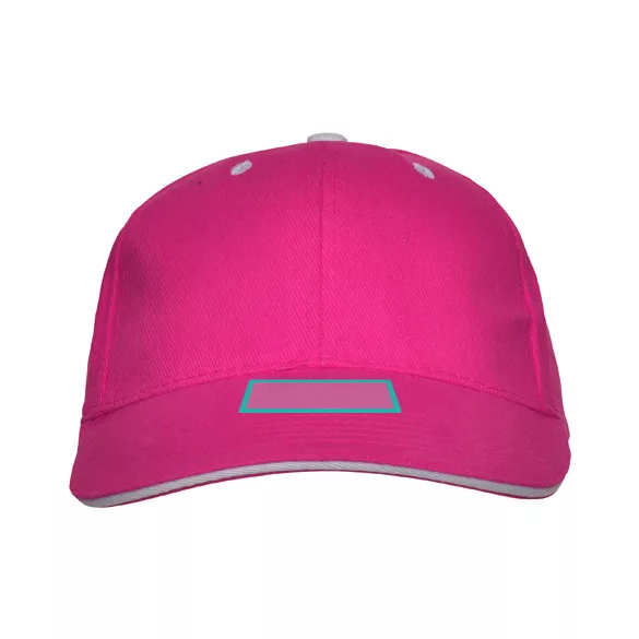 GO7008-Sapca-din-bumbac-cu-cozoroc-contrastant-6-panele-PANEL-FUCSIA