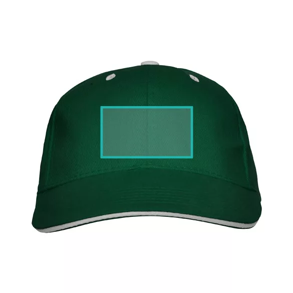 GO7008-Sapca-din-bumbac-cu-cozoroc-contrastant-6-panele-PANEL-VERDE-STICLA