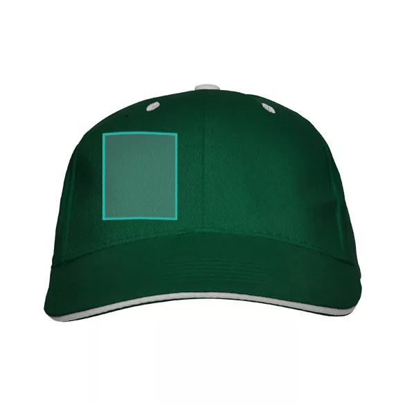 GO7008-Sapca-din-bumbac-cu-cozoroc-contrastant-6-panele-PANEL-VERDE-STICLA