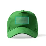 GO7009-Sapca-din-bumbac-100-reciclat-5-panele-FIDES-VERDE-TEI
