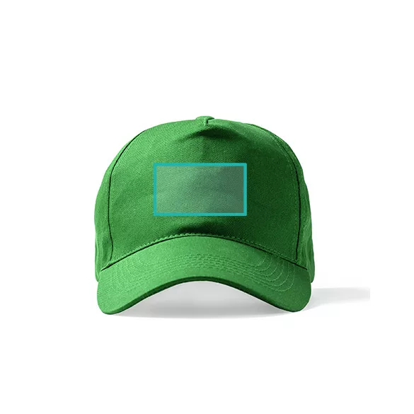 GO7009-Sapca-din-bumbac-100-reciclat-5-panele-FIDES-VERDE-TEI