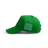 GO7009-Sapca-din-bumbac-100-reciclat-5-panele-FIDES-VERDE-TEI