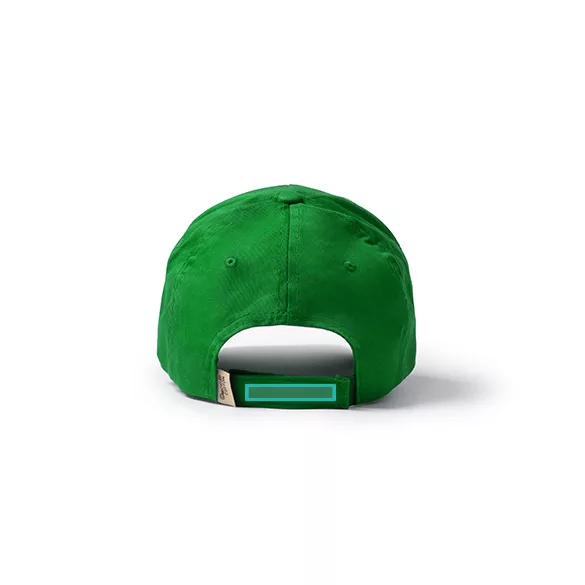 GO7009-Sapca-din-bumbac-100-reciclat-5-panele-FIDES-VERDE-TEI