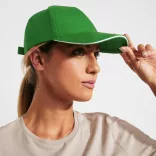 GO7019-Sapca-cu-culori-contrastante-5-panele-ERIS-VERDE-TEI