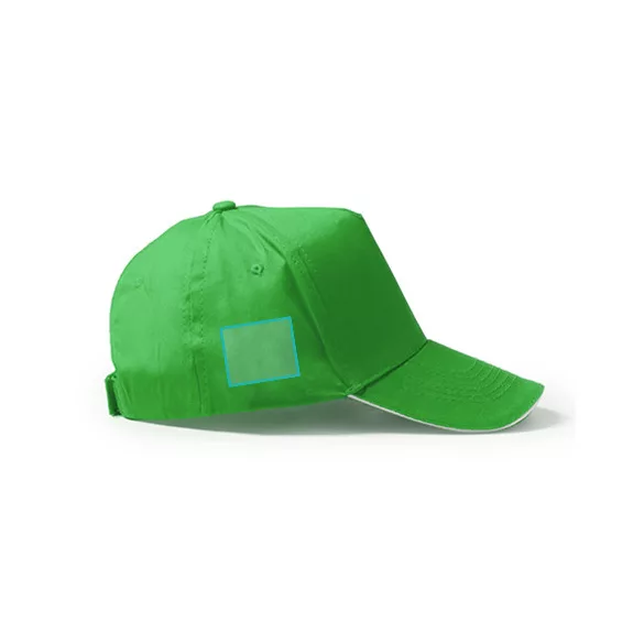 GO7019-Sapca-cu-culori-contrastante-5-panele-ERIS-VERDE-TEI