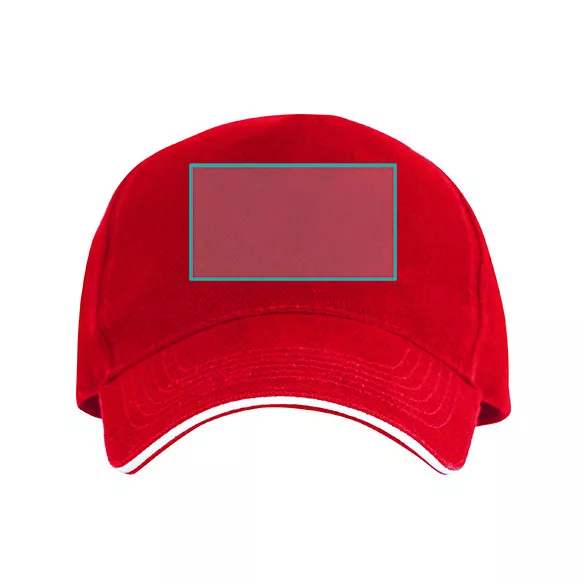 GO7019-Sapca-cu-culori-contrastante-5-panele-ERIS-ROSU