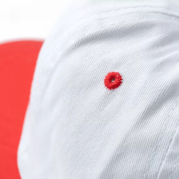 GO7030-Sapca-din-100-bumbac-5-panele-FREYA-ALB-ROSU