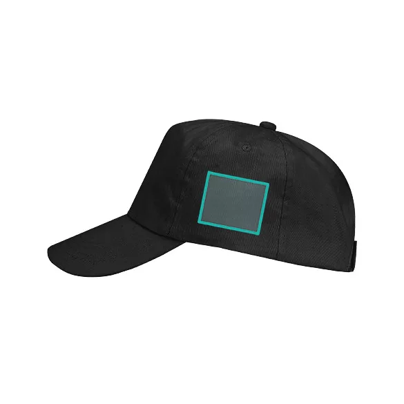 GO7041-Sapca-din-bumbac-5-panele-170gr-URANUS-NEGRU