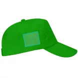 GO7041-Sapca-din-bumbac-5-panele-170gr-URANUS-VERDE-TEI