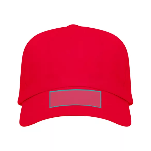 GO7041-Sapca-din-bumbac-5-panele-170gr-URANUS-ROSU