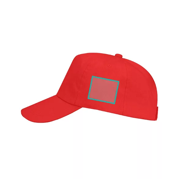 GO7041-Sapca-din-bumbac-5-panele-170gr-URANUS-ROSU