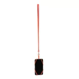 LY7046-Lanyard-de-silicon-cu-suport-pentru-telefon-sau-ecuson-DALVIK-ROSU