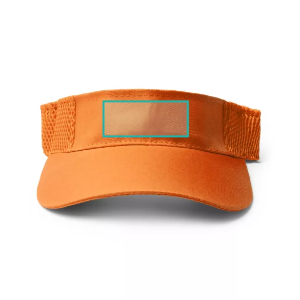 CP7048-Viziera-sport-din-poliester-WIZER-PORTOCALIU