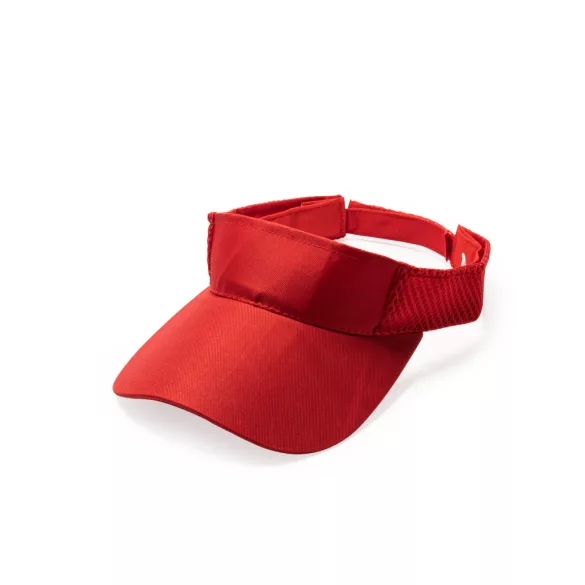 CP7048-Viziera-sport-din-poliester-WIZER-ROSU
