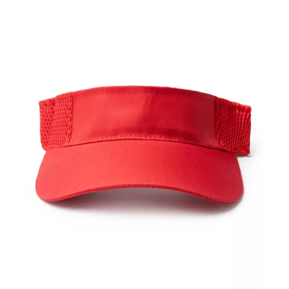 CP7048-Viziera-sport-din-poliester-WIZER-ROSU