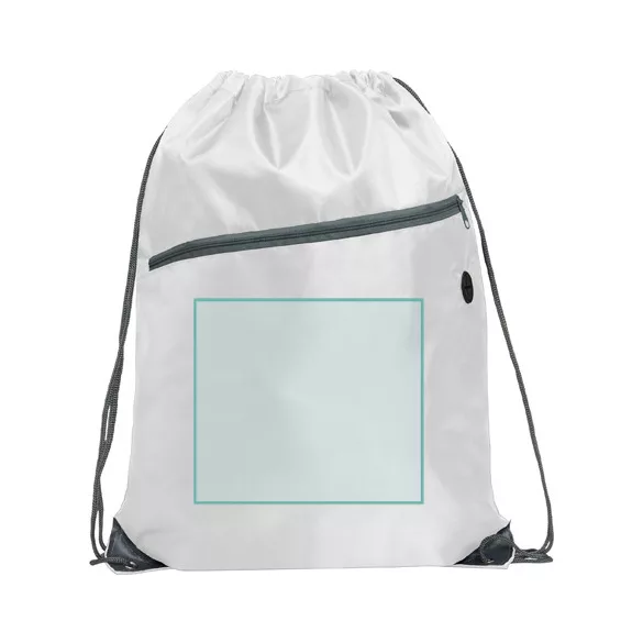 BO7152-Rucsac-cu-snur-si-buzunar-frontal-din-poliester-210D-NINFA-ALB