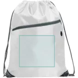BO7152-Rucsac-cu-snur-si-buzunar-frontal-din-poliester-210D-NINFA-ALB