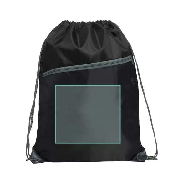 BO7152-Rucsac-cu-snur-si-buzunar-frontal-din-poliester-210D-NINFA-NEGRU