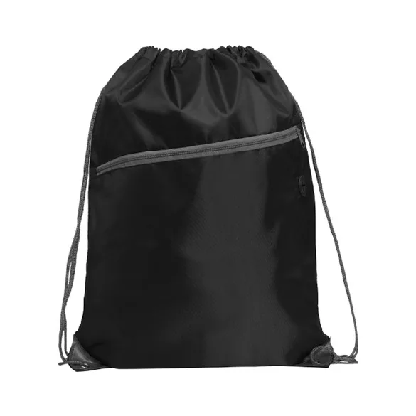 BO7152-Rucsac-cu-snur-si-buzunar-frontal-din-poliester-210D-NINFA-NEGRU