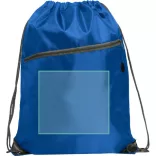 BO7152 - Rucsac cu snur si buzunar frontal din poliester - 210D - NINFA - VERDE TEI