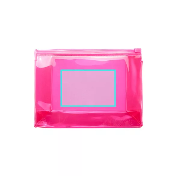 BO7511-Geanta-cosmetice-cu-inchidere-ermetica-din-PVC-translucid-CARIBU-FUCSIA