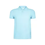 8009-019PMK - Tricou polo pentru adulti - Ment - BLUE PASTEL