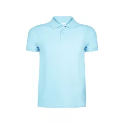 8009-019PMK - Tricou polo pentru adulti - Ment - BLUE PASTEL
