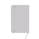 NB8050 - Blocnotes A5 cu coperti rigide din imitatie de piele - ALBA - GRI