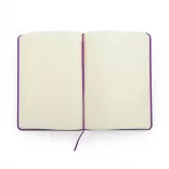 NB8050 - Blocnotes A5 cu coperti rigide din imitatie de piele - ALBA - GRI