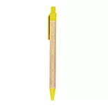 NB8073 - Caiet cu spirala si coperta din carton reciclat - ALANI - GALBEN