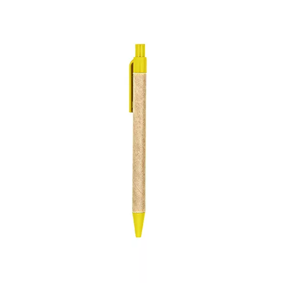 NB8073 - Caiet cu spirala si coperta din carton reciclat - ALANI - GALBEN