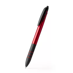 BL8098-Pix-retractabil-din-ABS-cu-3-cerneluri-SANDUR-ROSU