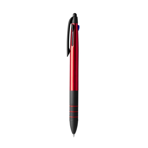 BL8098-Pix-retractabil-din-ABS-cu-3-cerneluri-SANDUR-ROSU
