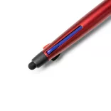 BL8098-Pix-retractabil-din-ABS-cu-3-cerneluri-SANDUR-ROSU