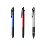 BL8098-Pix-retractabil-din-ABS-cu-3-cerneluri-SANDUR-ROSU