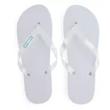 ZS8150-Slapi-de-plaja-cu-talpa-din-PE-confortabila-si-curele-din-PVC-translucide-KALAY-ALB