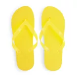 ZS8150-Slapi-de-plaja-cu-talpa-din-PE-confortabila-si-curele-din-PVC-translucide-KALAY-GALBEN